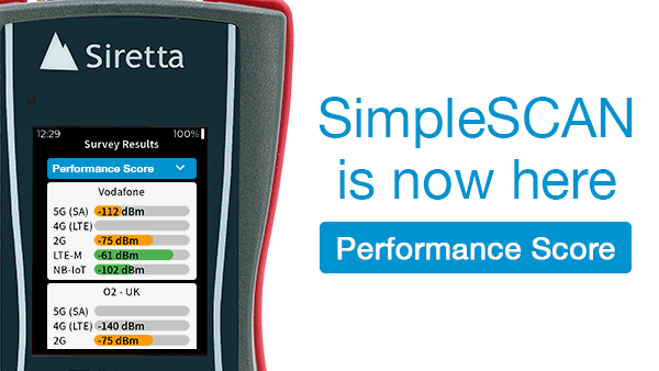 Siretta社 SimpleSCANは近日公開予定です